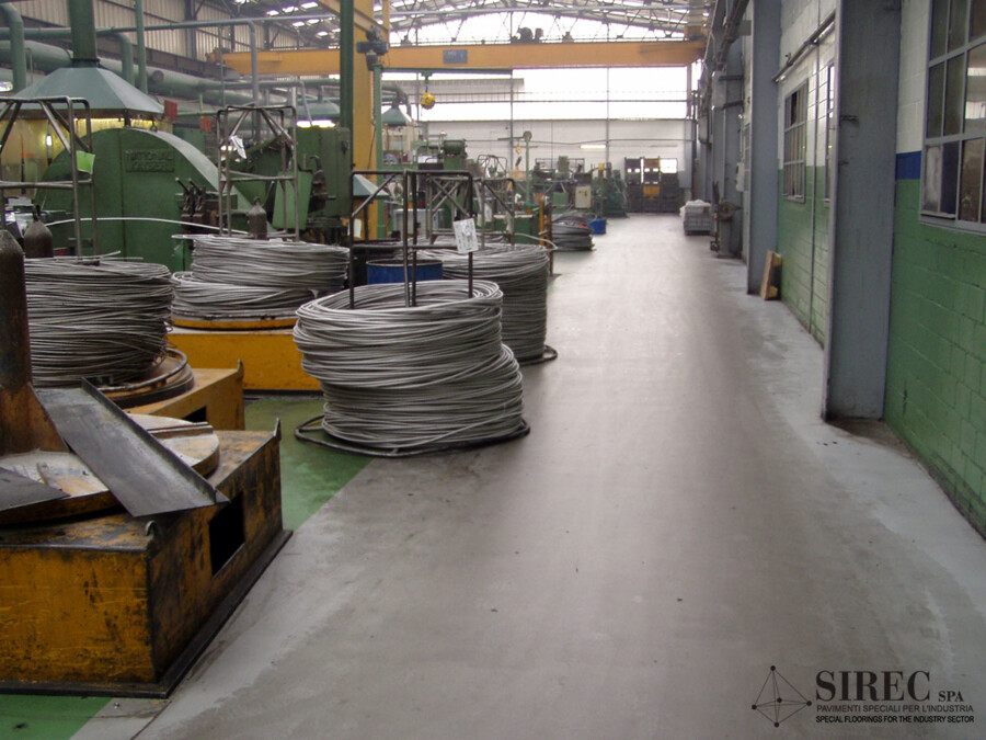 Pavimenti in resina per industria metalmeccanica