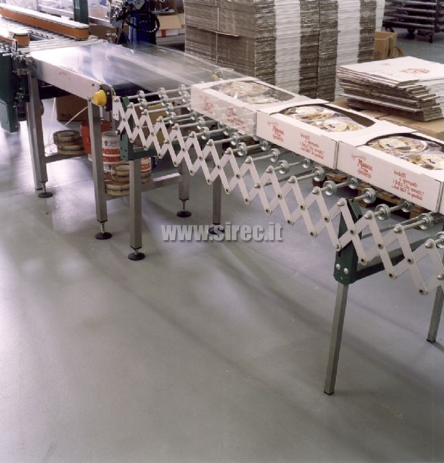 Epoxy resin floor - bakery products packaging