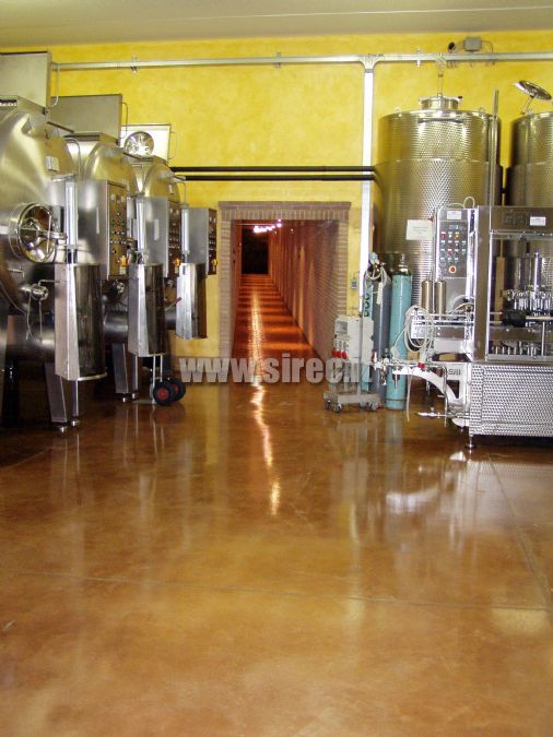 Winery floor