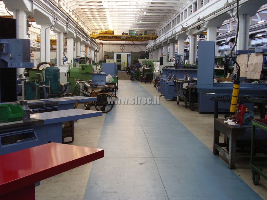 Epoxy mortar floor - metalworking industry