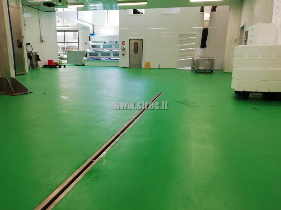 Antibacterial EPOXIBETON spatula flooring