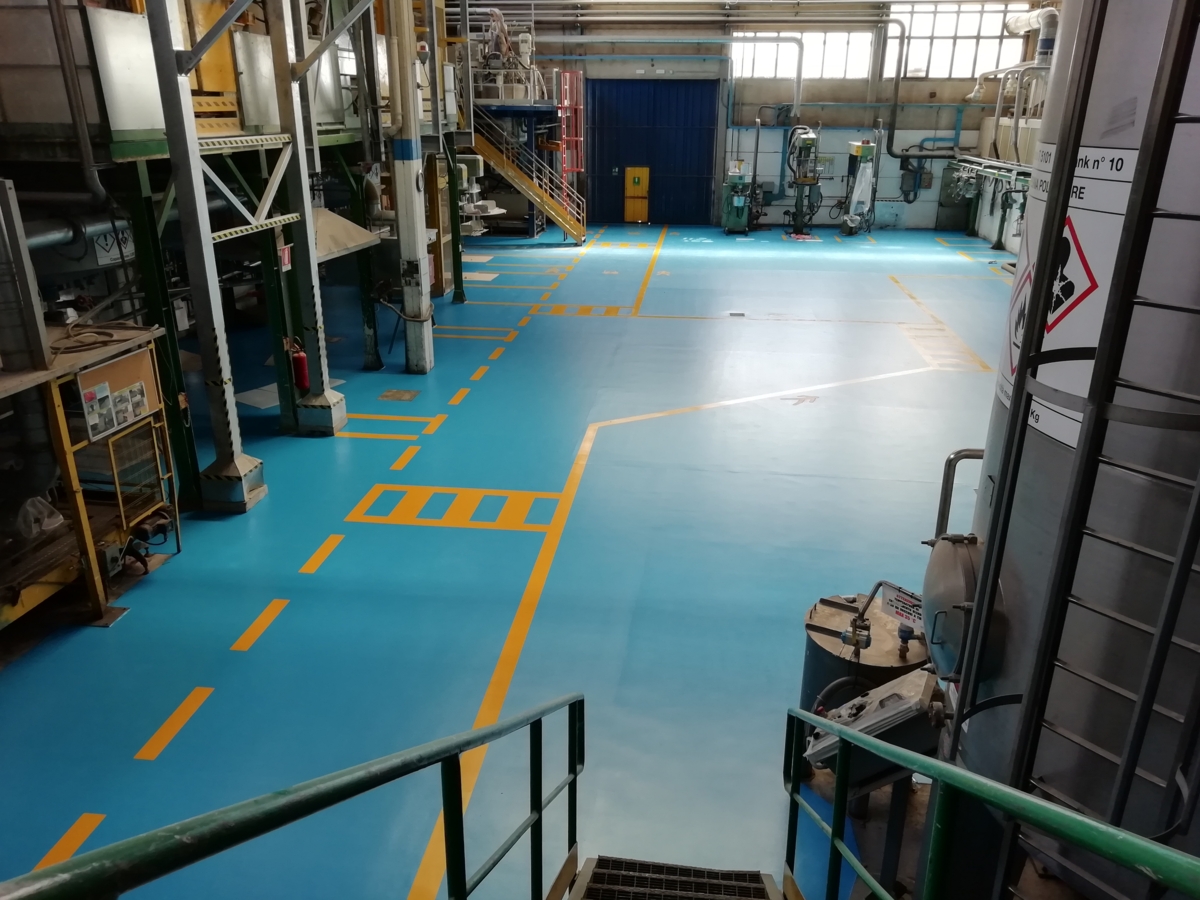 pavimento industria metalmeccanica
