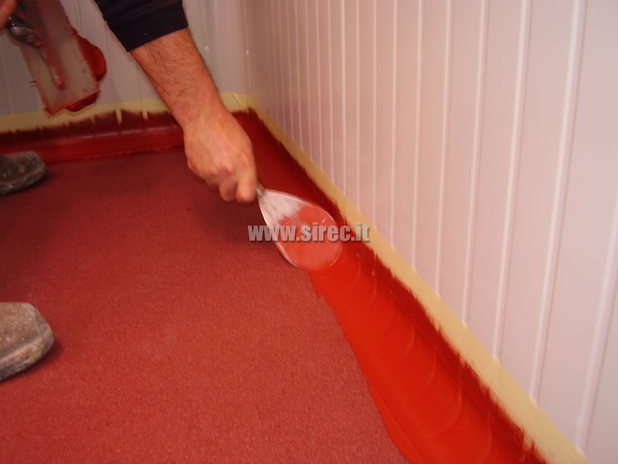 Insulated panels elastic epoxy resine base board