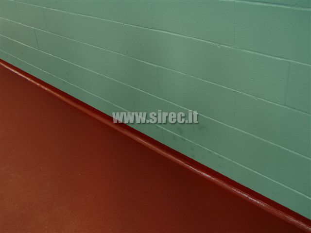 Elastic epoxy resin base board on concrete blocks H