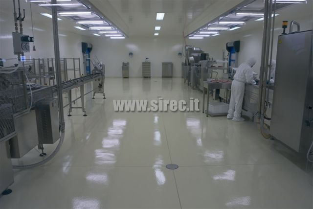 epoxy resin mortar pavement - cleanroom