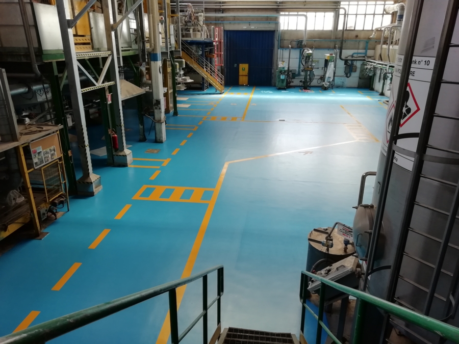 pavimento industria metalmeccanica